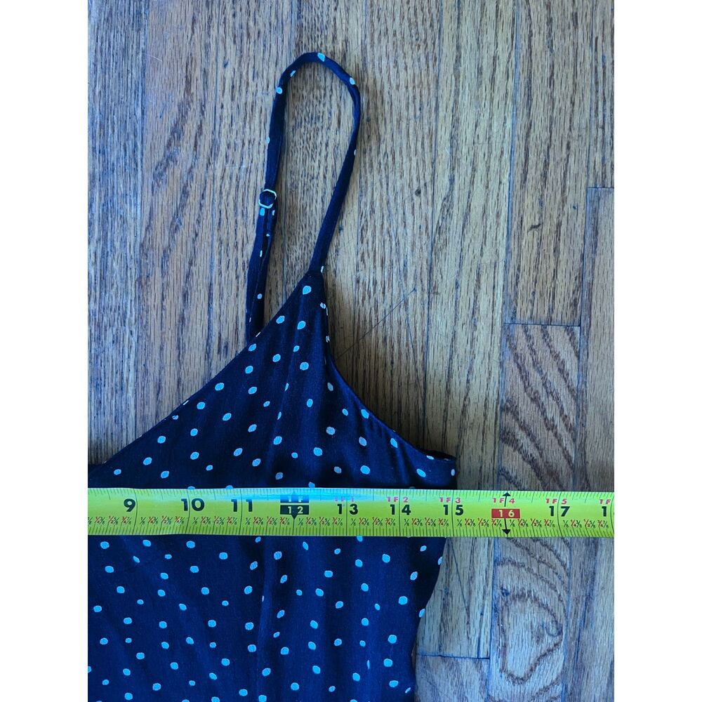 Abercrombie & Fitch Black Polka Dot Mini Dress Women's Size Small - Picture 9 of 10